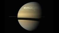 Une tempête géante filmée par Cassini entre 2010 et 2011. © Nasa, JPL, Space Science Institute