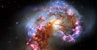 Les galaxies des Antennes. © ESA/Hubble &amp; NASA, Wikimedia commons, CC by 3.0