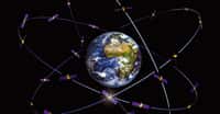 Le GPS est un système de géolocalisation mondiale qui fonctionne à l’aide d’une constellation de satellites une trentaine à ce jour. © ESA-J.Huart