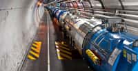 Vue du tunnel du LHC, secteur 3-4. © Maximilien Brice, CERN - CC BY-SA 3.0
