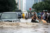 Les inondations ont été nombreuses ces dernières années, surtout en Asie. Celle survenue en 2008, au Vietnam, avait fait une centaine de morts. © haithanh, Wikimedia Commons, CC by 2.0