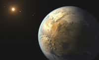 Vue d'artiste d'une exoplanète de type terrestre. © Nasa, Ames, JPL-Caltech, T. Pyle