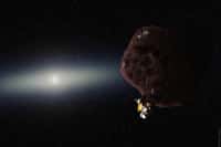 Avant le lancement de New Horizons, son réservoir contenait 77 kilogrammes d’ergols (hydrazines). Il en resterait encore quelque 35 kilogrammes. Une quantité suffisante pour effectuer des corrections de trajectoire et ajuster la vitesse de la sonde jusqu’à 130 mètres par seconde. Celle-ci pourrait ainsi visiter un objet de la ceinture de Kuiper. © Alex Parker