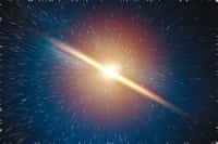 Des chercheurs viennent d’identifier un signe qui montre qu’une étoile va exploser en supernova dans les mois qui viennent : une brutale perte de luminosité. Image : illustration d'une supernova. © Quality Stock Arts, Adobe Stock