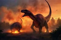 De nouvelles simulations numériques suggèrent que le principal coupable de la disparition des dinosaures ne serait pas l'astéroïde, mais le volcanisme. © Elena, Adobe Stock