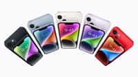 Les différentes couleurs de l’iPhone 14, annoncé ce mercredi. © Apple