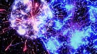 Une vue d'artiste d'un sursaut gamma. © Media Whale Stock, Adobe Stock