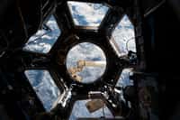 La coupole d'observation de la Station spatiale internationale (ISS) est un endroit très visité par les astronautes. C'est également un nid à microbes. © DP