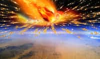 Hypatie est-elle&nbsp;le premier fragment de comète trouvé sur Terre ? Il y a 29 millions d'années, une comète aurait explosé en entrant dans l'atmosphère de la Terre au-dessus de l'actuel désert libyque. Le rayonnement thermique de la boule de feu en résultant&nbsp;aurait atteint au moins les 2.000 °C à la surface de notre Planète, faisant fondre le sable par endroits. Un fragment de cette comète aurait été retrouvé. Il a été baptisé «&nbsp;Hypatie », du nom de la célèbre astronome et mathématicienne d'Alexandrie. © Terry Bakker
