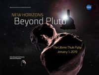 Le jour de l'an, New Horizons a survolé l'astéroïde Ultima Thulé, le plus lointain objet céleste jamais visité par une sonde. © Nasa/JHUAPL/SwRI
