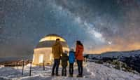 La nuit des étoiles d'hiver aura lieu dans toute la France, du 9 au 11 février. © XD, Futura avec Adobe Firefly