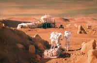 Un des nombreux concepts de la Nasa à l'étude pour l'exploration habitée de la planète Mars. Les agences spatiales comme le secteur privé ont la Planète rouge en ligne de mire pour de futures missions habitées. © Nasa