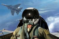 Un pilote de chasse pilote peut intervenir pour différentes missions comme l'interception d'avions ou de drones étrangers, des frappes aériennes, des missions de surveillance ou de survol de territoire... Il agit toujours sur ordre de sa hiérarchie et travaille en équipe avec les membres de son unité ou des forces terrestres présentes au sol. © razihusin, Adobe Stock.