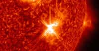 Le flash dans l’ultraviolet émis lors de la puissante éruption solaire du 6 septembre. © Nasa, GSFC, SDO