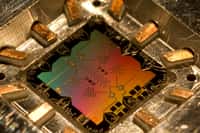 Une image d'un circuit quantique utilisé pour faire des recherches sur les ordinateurs quantiques. © Erik Lucero