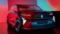 Le concept Scenic Vision de Renault se présente comme une vitrine des engagements du constructeur en matière d’environnement, de sécurité, d’inclusion. © Renault