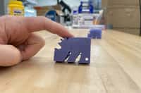 Ce petit robot mou a été entièrement conçu par une intelligence artificielle. © Northwestern University