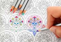 Les coloriages mandalas sont à la mode. Ils auraient un effet apaisant. © tomertu, Shutterstock