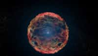 Une étoile peu massive en fin de vie éjecte ses couches externes tandis que son cœur se change en naine blanche. © Nasa, ESA