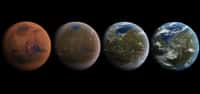 Illustration de Mars terraformée. © Wikimedia, CC by-sa 3.0