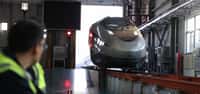 Un prototype du nouveau train chinois CR450, qui circulera à 400 km/h. © CCTV