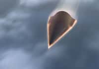 Image d’illustration représentant un planeur hypersonique de la Darpa. © Darpa