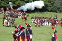 Une reconstitution de la bataille de Waterloo. © Fotolia, Ludovic Lan