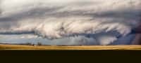 Une tornade wedge en Illinois (États-Unis) en 2015. © Jodi Mair