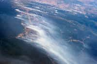 Incendies dans la région du Mato Grosso au Brésil, photographiés le 19 août 2014 depuis la Station spatiale internationale (ISS). © Nasa