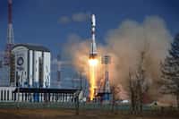 Le vol inaugural depuis le tout nouveau cosmodrome de Vostochny qui doit à terme récupérer la plus grande partie de l'activité du cosmodrome de Baïkonour. © Roscomos