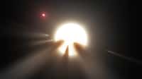 L’hypothèse de comètes géantes passant devant KIC 8462852 ne semble résister aux arguments d’une nouvelle étude. © Nasa, JPL-Caltech