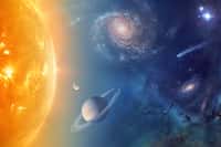 L’eau est partout dans notre Système solaire et au-delà, autour d’autres étoiles, dans les nuages moléculaires d’autres galaxies, etc. © Nasa