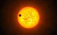Une des techniques utilisées par l'humanité pour détecter des exoplanètes repose sur le transit de celles-ci devant leur étoile. Il est raisonnable de penser que des civilisations E.T. avancées font de même dans leur recherche d'une vie ailleurs. © Eso