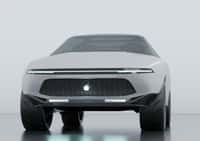 Ce concept virtuel d'Apple Car est non officiel mais basé sur de vrais brevets. © Vanarama