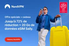 Achetez vos billets d'avion moins chers grâce à l’offre 2 ans de NordVPN en réduction de 72%