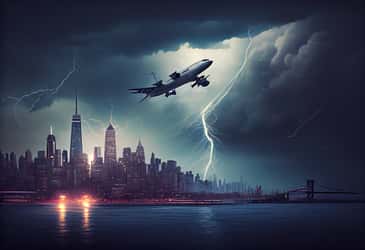 Le jet stream s'accélère en altitude, ce qui réduit le temps de vol entre l'Amérique du Nord et l'Europe, mais provoque des vols plus perturbés. © AI_images, Adobe Stock