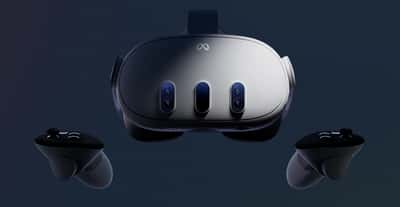 Le nouveau casque de réalité virtuelle et mixte, le Meta Quest 3. © Meta