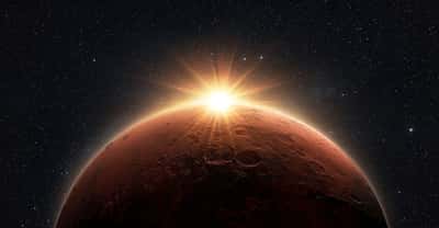 Des chercheurs du Planetary Science Institute (États-Unis) ont découvert un cratère qui trahit l’impact sur Mars d’un astéroïde qui aurait pu être à l’origine d’un mégatsunami. © alonesdj, Adobe Stock