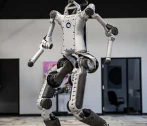 Voici la plateforme de développement d’Apollo, un robot humanoïde bon marché et polyvalent conçu pour être commercialisé après du grand public. © Apptronik