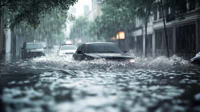 La tempête Eowyn a été plus pluvieuse que les tempêtes du passé. © arhendrix, Adobe Stock