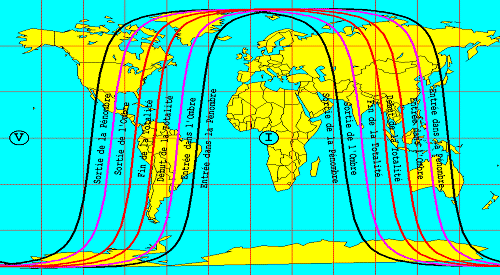 Éclipse totale de Lune visible en Australie, au Japon, en Chine, en Nouvelle-Calédonie, et en Polynésie