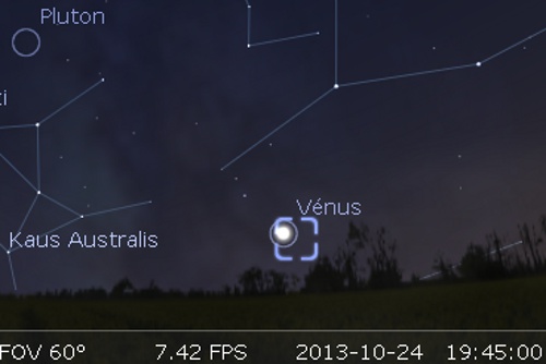 Vénus est en rapprochement avec l'amas globulaire M19