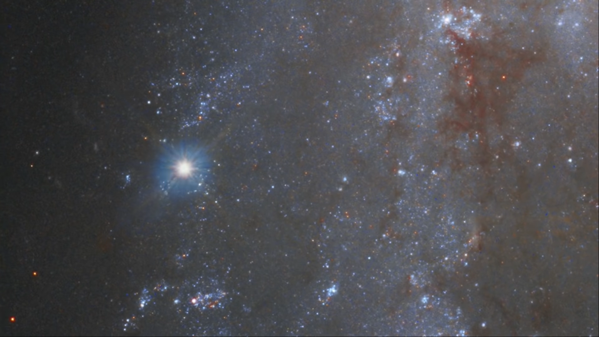 La supernova SN 2018gv, capturée par la Wide Field Camera 3 du télescope Hubble. © Nasa, Esa, Hubble 