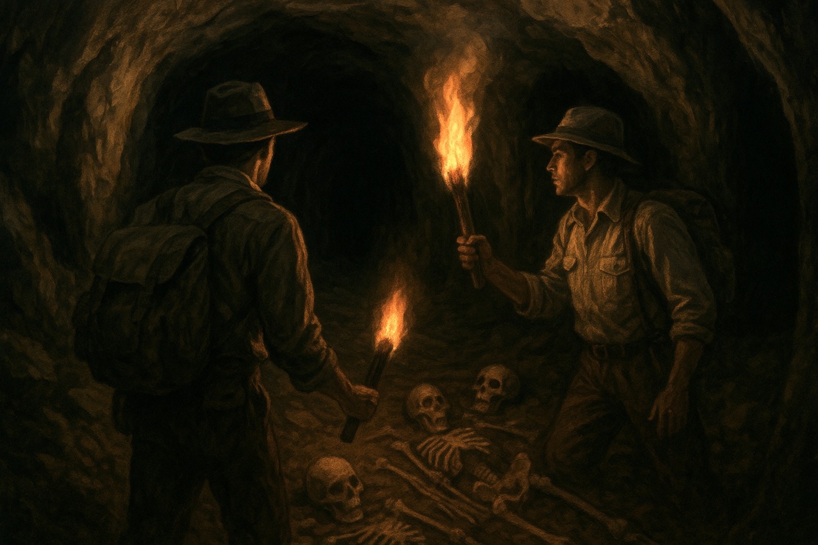 En Amérique centrale, les découvertes macabres sont légion : les peuples précolombiens avaient pour habitude de se livrer à des sacrifices humains. © DS, illustration générée avec IA ChatGPT