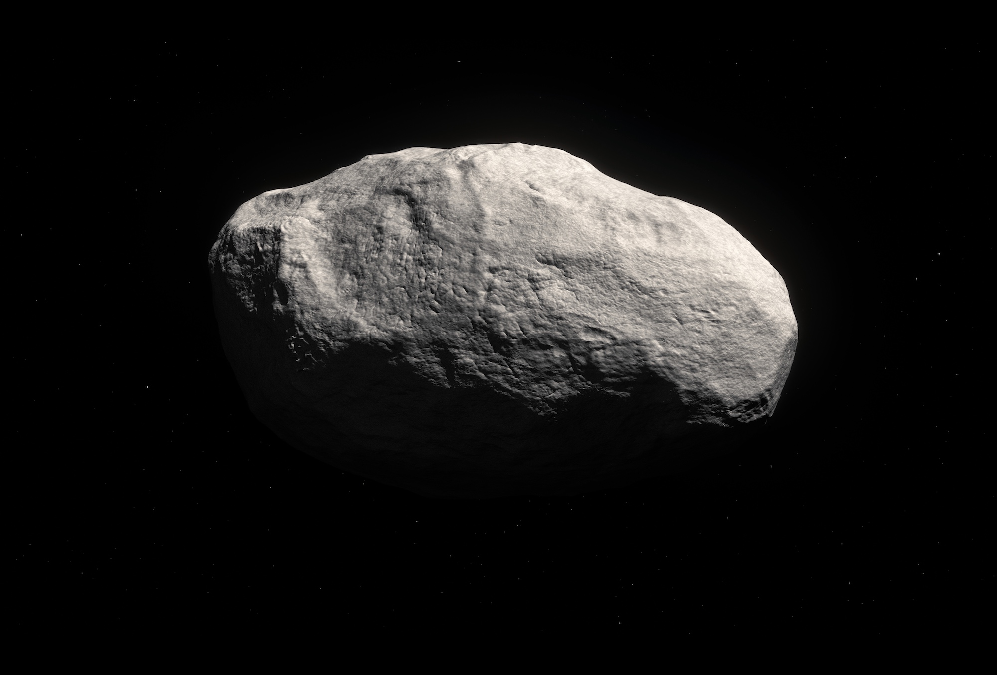 Illustration de C/2014 S3 (Pan-Starrs), un corps qui, de par son orbite, peut être confondu avec une comète à longue période (en l’occurrence environ 830 ans) mais qui présente les caractéristiques d’un astéroïde primitif. Exilé il y a plusieurs milliards d’années dans les régions glacées, il a subi peu d’altérations du Soleil et de collisions avec d’autres objets, au contraire de ceux qui sont parqués dans la ceinture principale d’astéroïdes. © Eso, M. Kornmesser