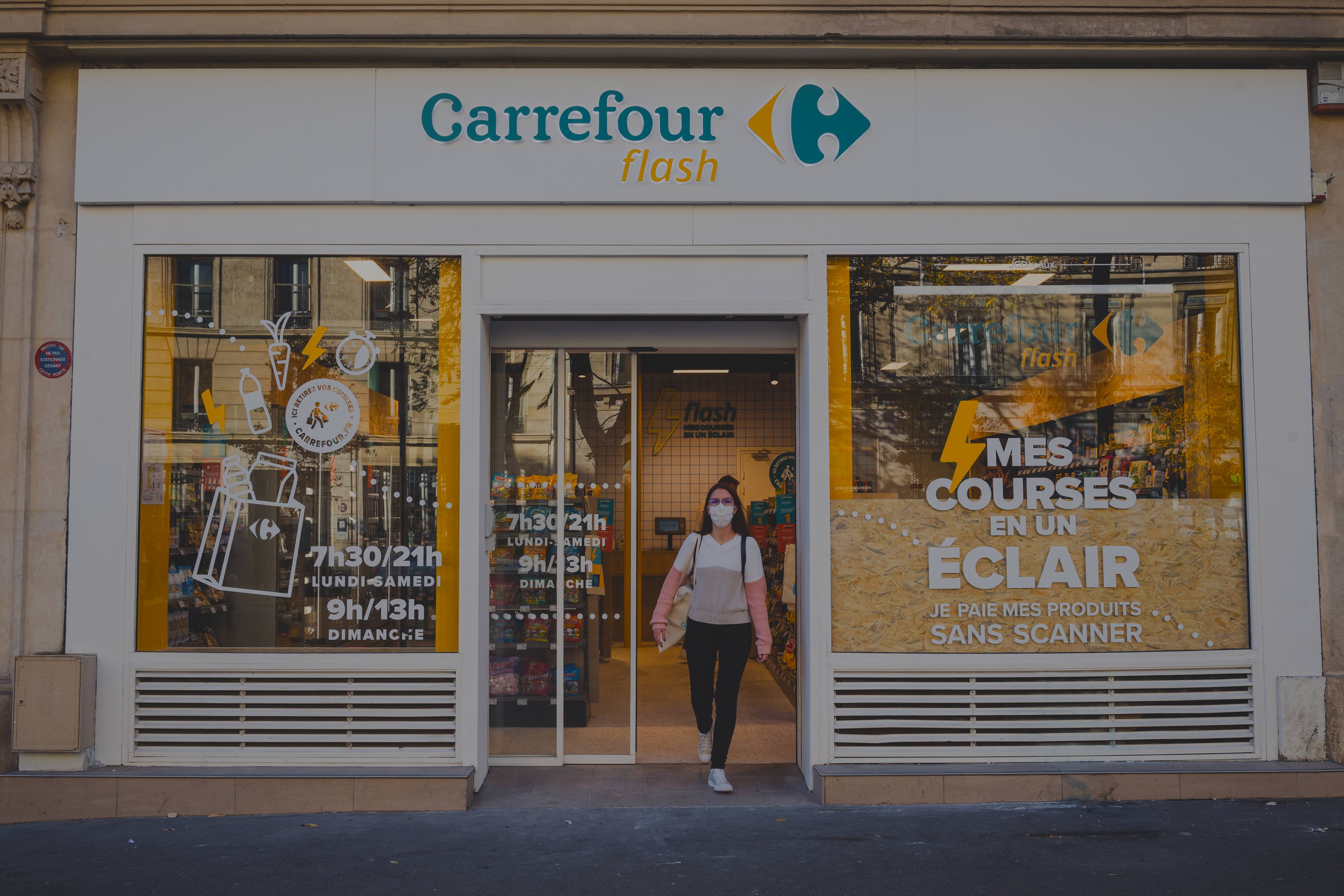 Flash 10/10 a ouvert à Paris ce jeudi 25 novembre. © Carrefour