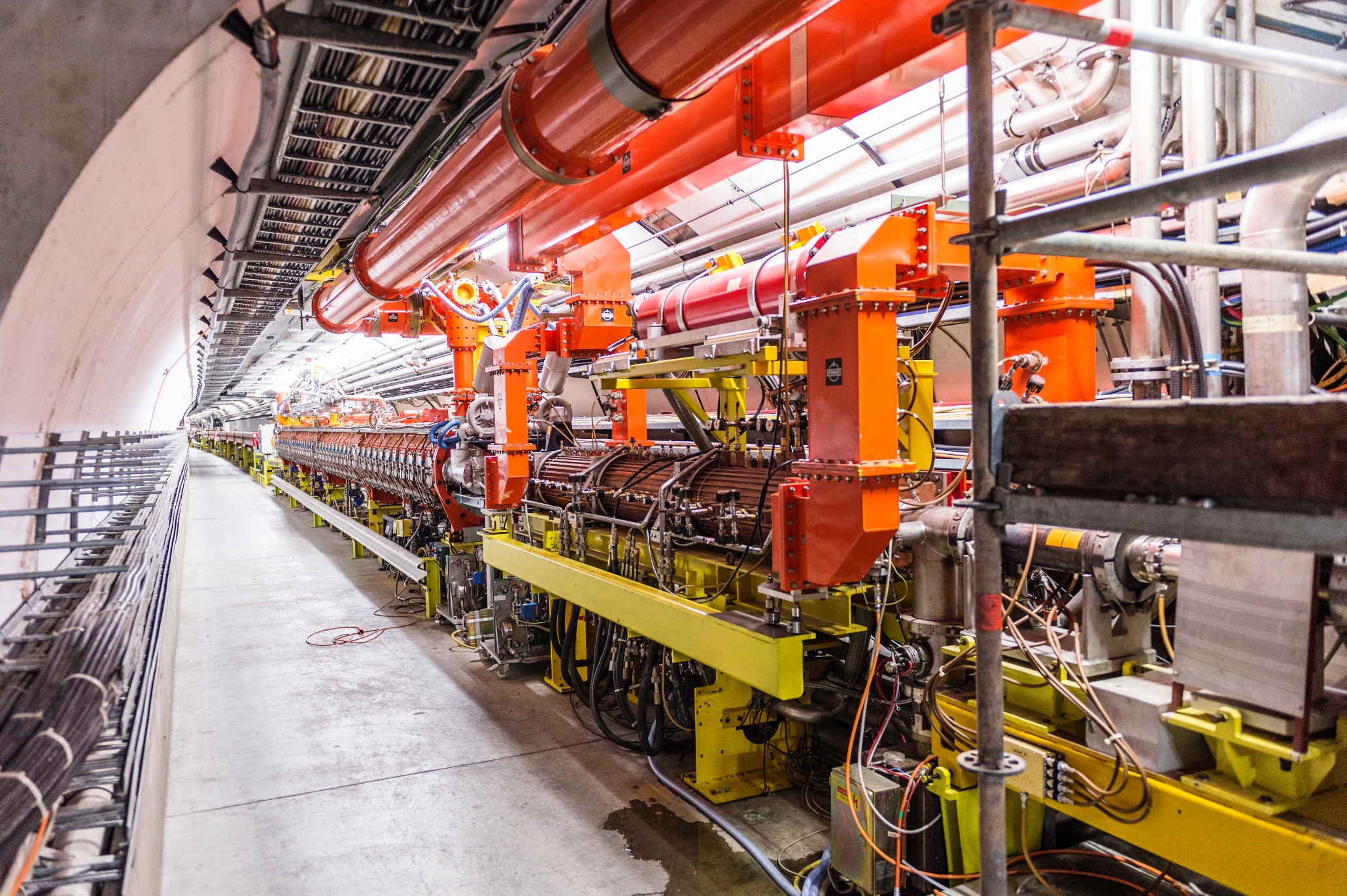 Une vue du Supersynchrotron à protons du Cern en 2013. C'est actuellement le second accélérateur de particules en taille après le LHC dans le monde. © Piotr Traczyk