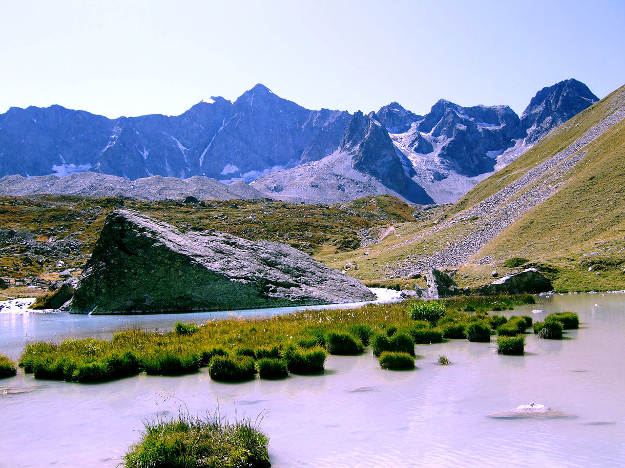 Le parc national des Écrins a été nommé Parc européen de la haute montagne par le Conseil de l'Europe. © Dominicus Johannes Bergsma, Wikimedia Commons, cc by sa 3.0