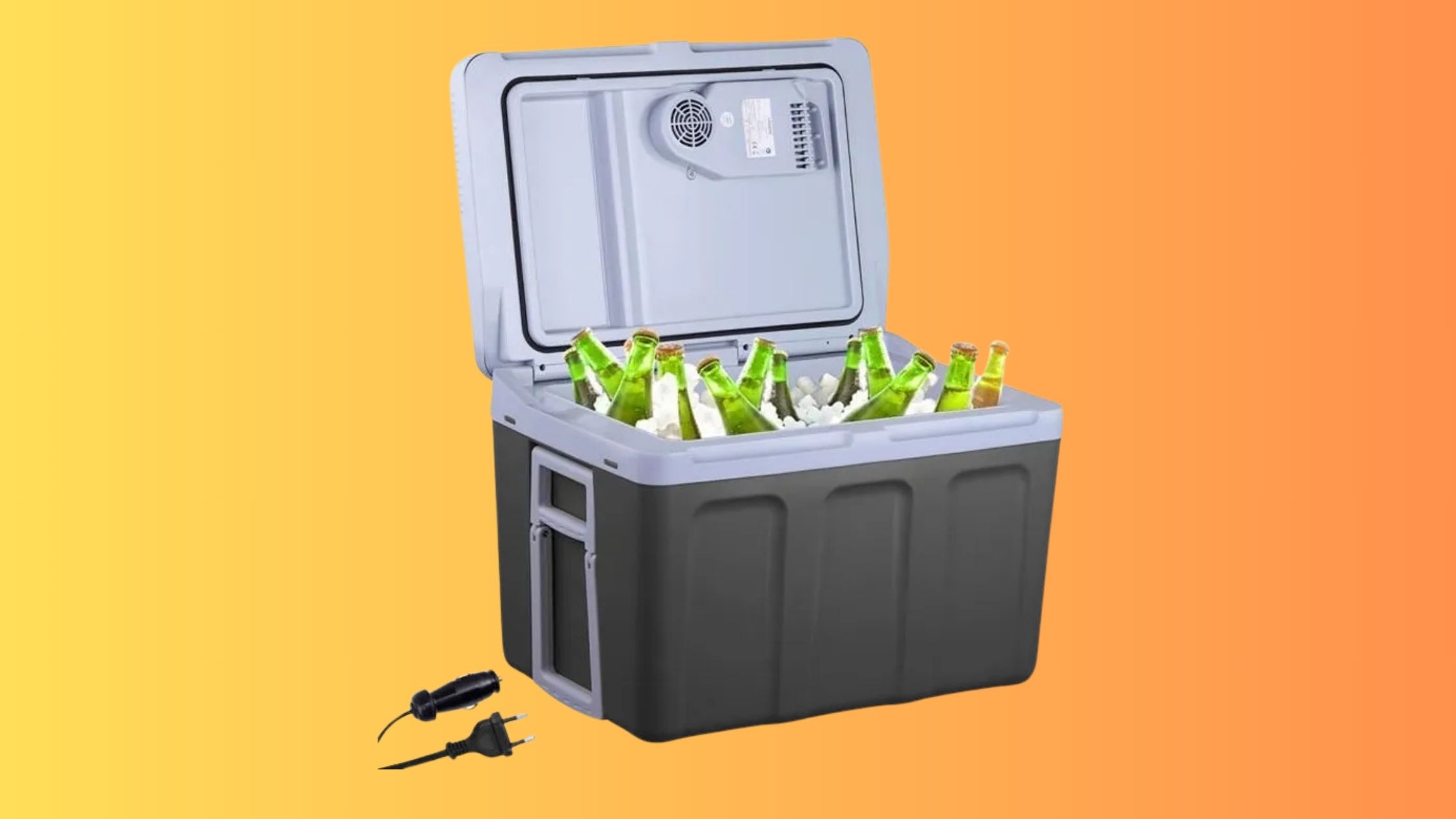 Cette glacière électrique AREBOS est en promo alors que les températures ne cessent de grimper © Cdiscount