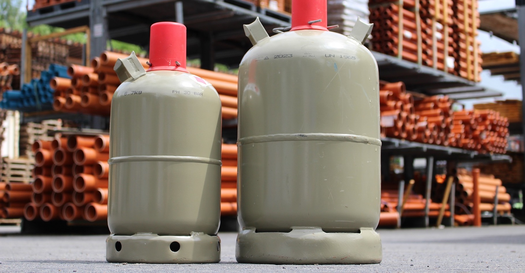 Butane et propane sont des gaz combustibles vendus sous forme liquéfiée, notamment en bouteilles. © flyerwerk, Pixabay, DP